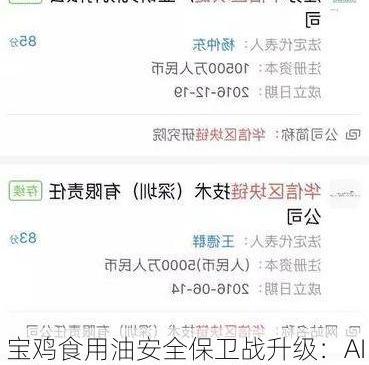 宝鸡食用油安全保卫战升级：AI天眼+区块链溯源重塑产业生态