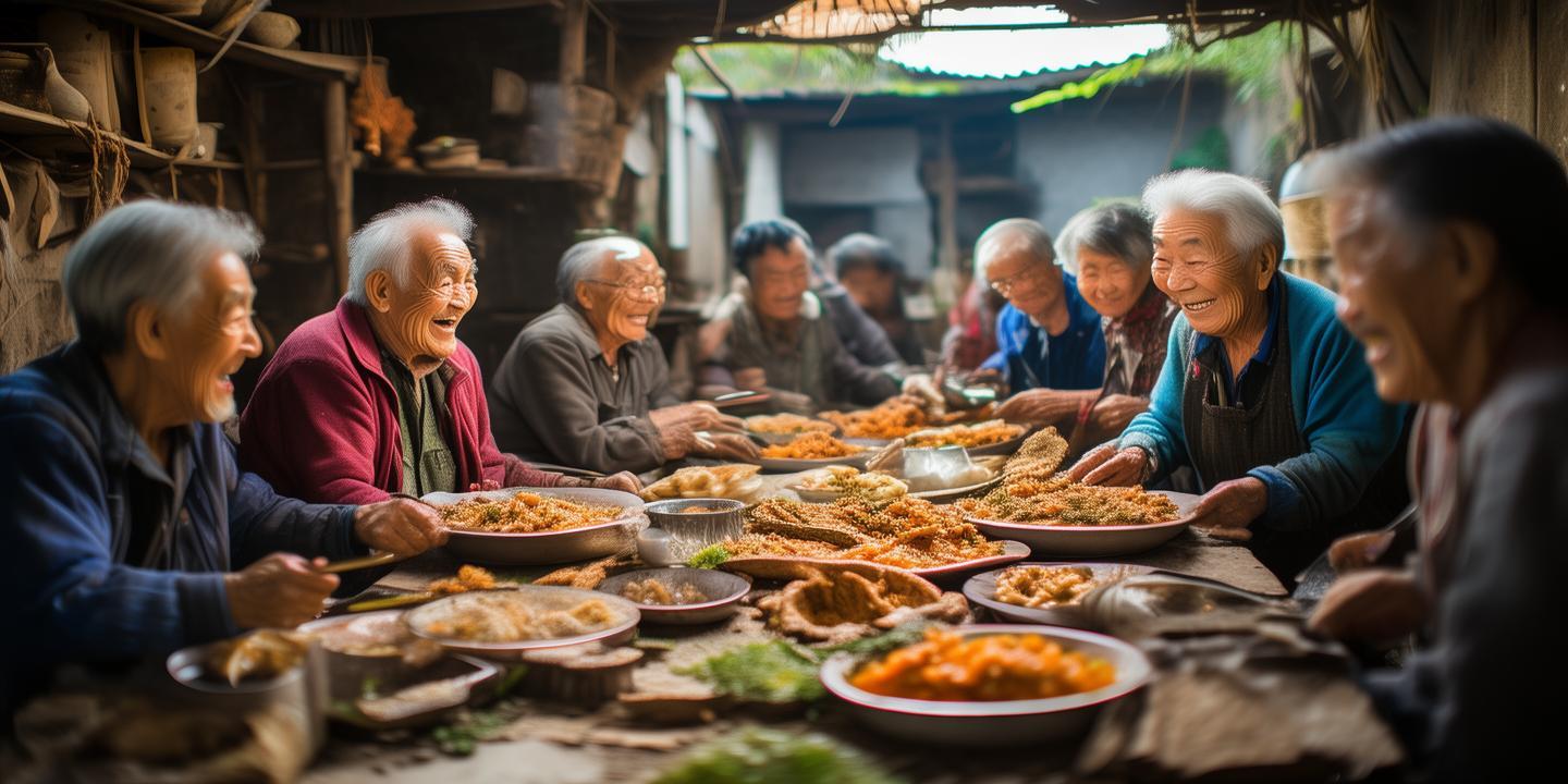 共享厨房进百村,留守老人共享暖心互助餐